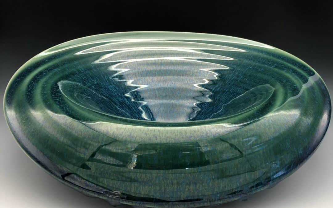 Green Abstract Bowl