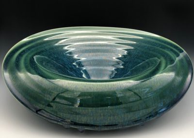 Green Abstract Bowl